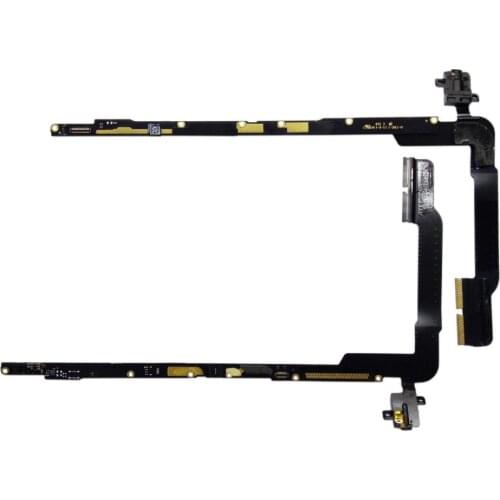 For Apple iPad 3/iPad 4 Earphone Headphone Jack Audio Flex Cable With Logic PCB Board(3G Verison)