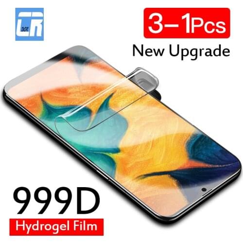 999D Hydrogel Film For Samsung Galaxy A30 A50s Full Screen Protector A01 A10 A51 A71 5G A81 A91 A40s Soft Film No Glass