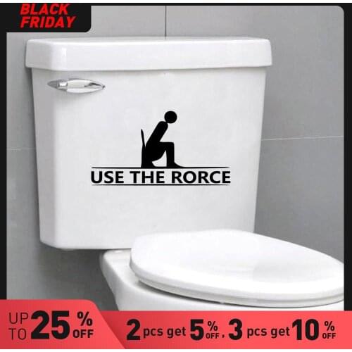 Pretty Toilets Wall Art Decal Wall Stickers Pvc Material Home Decoration Wall Decal Sticker Mural