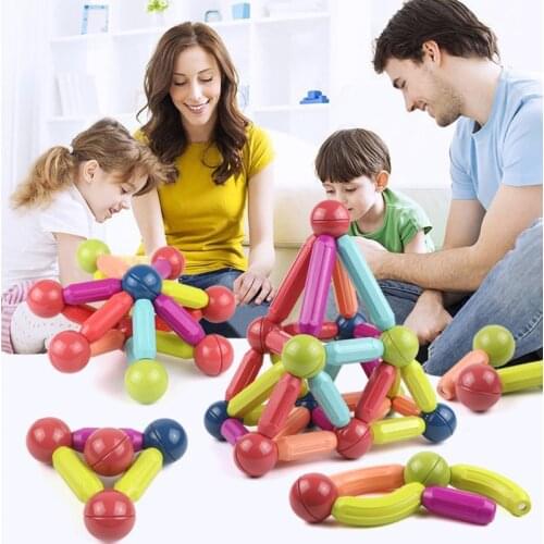 Creative Magnetic Bar Toy Magnetic Stick Building Blocks game magnets children Set Kids Magnets for children Magnetic Toy Bricks