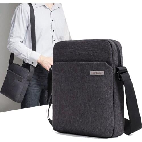 New mens casual messenger bag vertical square business mens bag shoulder bag ipad pro bag