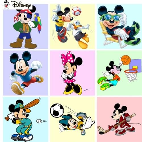 Disney 5D Diamond Embroidery Needlework Kit "Cartoon Mickey Mouse" Diy Diamond Painting Cross Stitch Home Decoration Gift