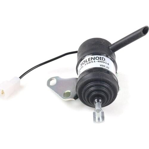 New 16851-60014 Fuel Stop Solenoid for Kubota Mower Tractor Excavator RTV RTV900