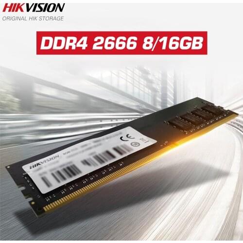 HIKVISION RAM DDR4 8GB RAM 2666MHz CL19 Memory RAM 1.2V 288Pin Desktop Smart Storage Game Memory RAM for Intel AMD