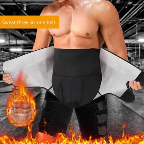 Waist Trainer Belt For Men Women Waist Thigh Trimmer Butt Lifter Slimming Workout Unisex Body Shaper Adjustable Hip Enhancer