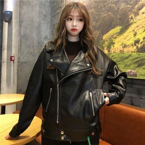 Womens Autumn Coat Womens Leather Jacket Womens Jacket Womens Coat Leather Jacket Womens Spring Jacket Woman New Jacket