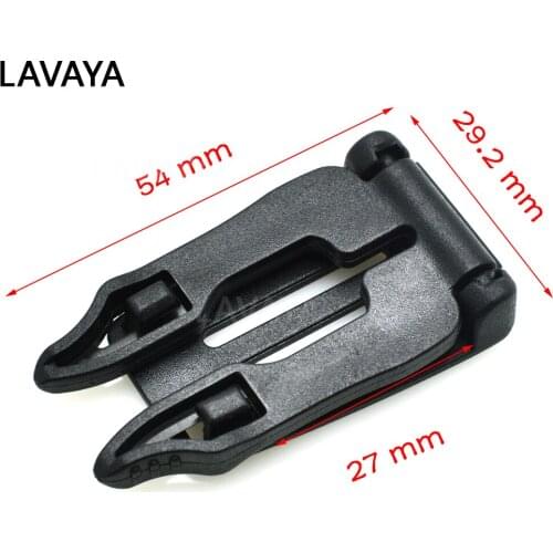 1pcs 1" Plastic Adjustable Foldable Webbing Clip Buckle Connect Lock Out Pressing For Multi Molle Tactical BackPack