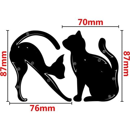 2Pcs Women Cat eye Line Pro Eye Tool set Eyeliner Stencils Template Shaper Model