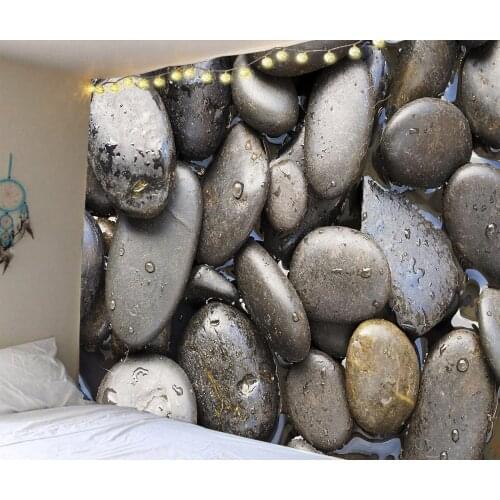 3D Cobblestone Printed Window Treatments Curtains Valance Room Curtains Outdoor Indoor Kids Adults Window Curtain Panels Curtain