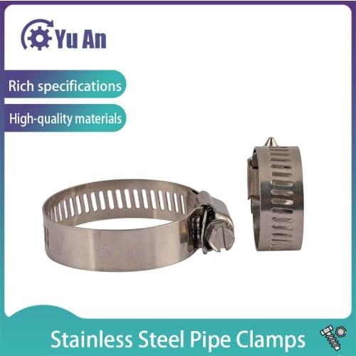 304 Stainless Steel Throat Band Clamp, Wire Clamp, Clamp Tube, Clamp, Clamp, 8mm-152mm 5PCS