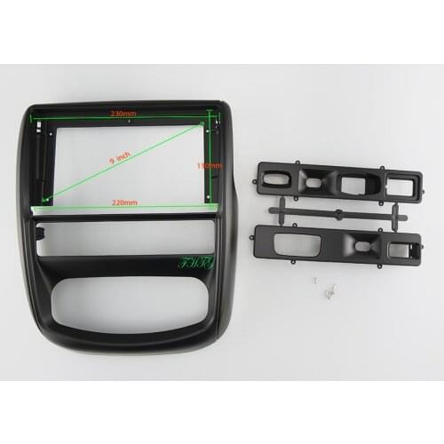 9 INCH Car Audio Frame GPS Navigation Fascia Panel Car dvd Plastic Frame Fascia is suitable for RENAULT DUSTER/ NISSAN TERRANO