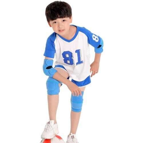 AOLIKES 1 Pair Children Eblow Support Kids Protection Anti-drop Sport Safety Pad Elbow Protector for Cycling Football