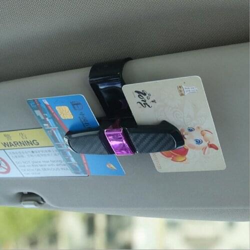 Auto Car Vehicle Sun Visor Clip Holder For Sunglasses Eyeglasses Car Interior Accessory