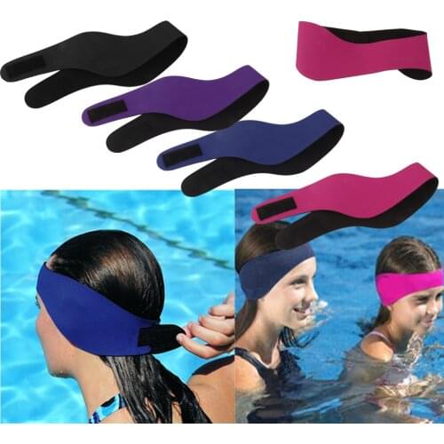 Kids Adult Neoprene Waterproof Swim Pool Bath Ear Head Protector Band