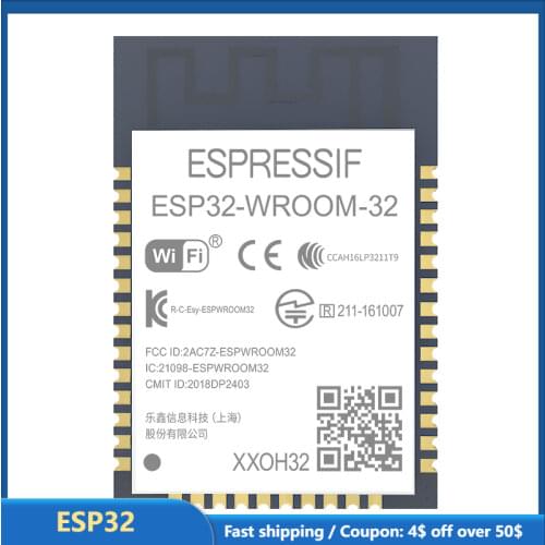 ESP32 ESP-WROOM-32 ESP32 ESP-32S Development Board WiFi Bluetooth Ultra-Low Power Consumption Dual Cores ESP32 Board