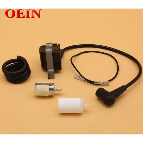 Ignition Coil Module Fuel Filter Hose Fit For HUSQVARNA 50 51 55 Rancher 266 268 272 254 257 261 262 Gas Chainsaw Spare Parts