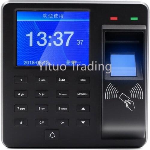 Time Attendance Fingerprint Access Control All-in-One Fingerprint Identification Smart ID Card Access Control Machine LK