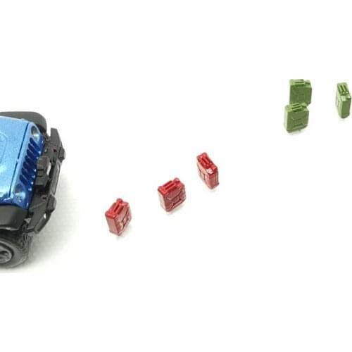 1:64 Handmade car model simulation oil can barrel garage scene decoration 3pcs