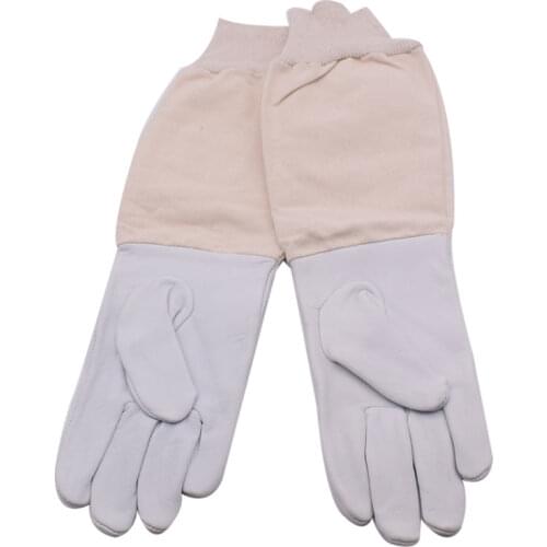 Beekeeper Gloves European Beekeeping Gloves Canvas Sheepskin Beekeeping Equipment Beekeeping Tools Gloves With Long Sleeves