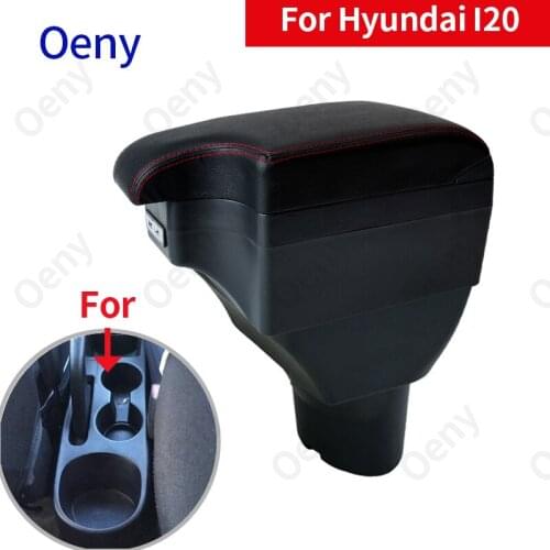 For Hyundai I20 Armrest box 2012 Interior Parts special Retrofit parts Center Storage box car accessories