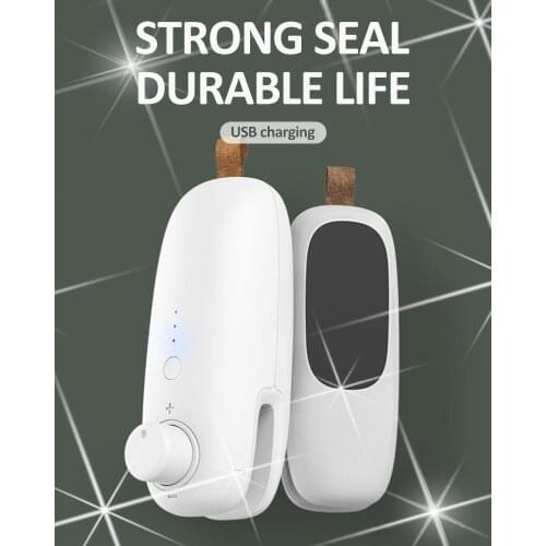 Professional Hand Food Resealer Heat Sealer Portable Mini Pocket Vacuum Cilps Heat Sealing Bag Clips Kitchen Storage Gadgets