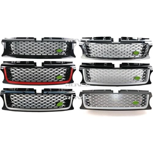 ABS Grille Front Bumper Mesh Grille For Land Rover Range Rover Sport 2010-2013 L320 Car Styling