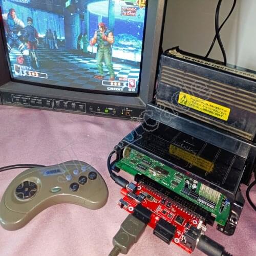 SNK Jamma Connector Motherboard 12V 8A Pwer Supply NEOGEO Video SuperGun/CBOX Mini SS Gamepad Interface GBS/SCART Output