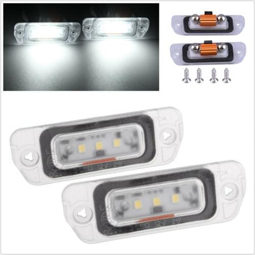 Led License Plate Light canbus No Error for Mercedes-Benz AMG ML GL R-Class W164 W251 GL500 GL450 ML320 ML350 ML550 X164 R350
