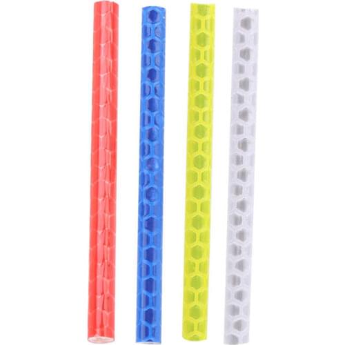 Reflective Tape 12Pcs Bicycle Wheel Spoke Reflector Strip Mountain Bike Spoke Reflective Wraps Tubes reflective