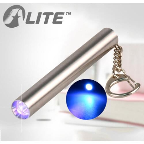 TMWT Mini Keychain Flashlight 365nm 395nm UV Keychain Torch Light Ultraviolet Pocket Money ,Scorpion, pet urine Detector