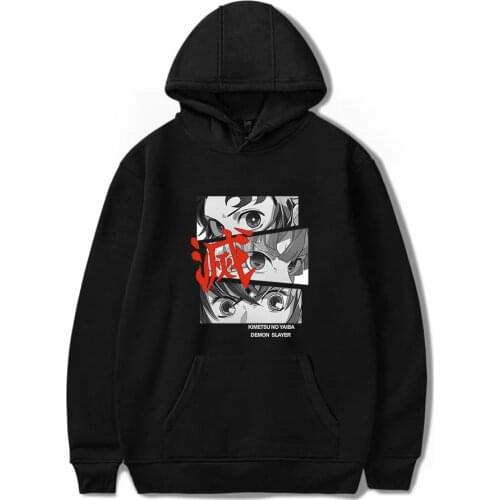 Hot Demon Slayer Hoodies Men/women Fashion Cotton Hip Hop Harajuku Demon Slayer Mens Hoodies and Sweatshirt Casual Clothes