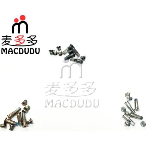 10pcs/set New A1932 Bottom Case Screw Set For Macbook Pro Retina 13.3" A1932 Rose Gold Silver Grey Screw