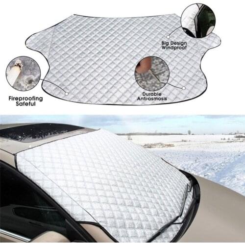 187x95cm Car Window Windshield Waterproof Sun Shade Snow Frost Cover Protector