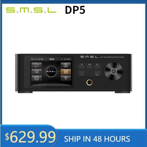 2021 SMSL DP5 MQA Full Decoding HIFI Network Music Player ES9038Pro Streaming Playback DSD256 IIS USB Bluetooth DAC