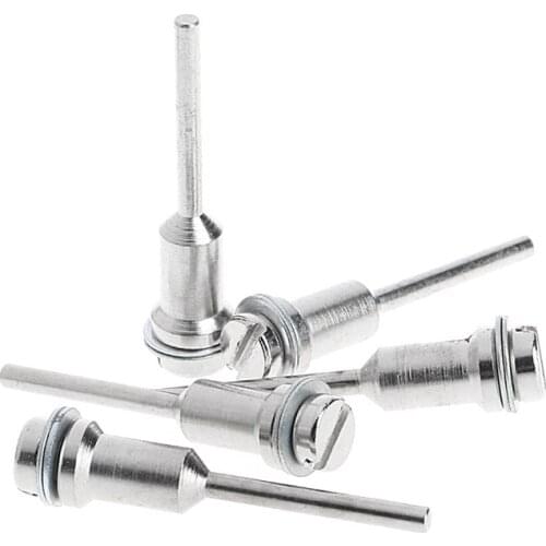 5Pcs 1/8 Inch 3.17mm High Speed Steel Shank 5.8mm Screw Mandrels L15