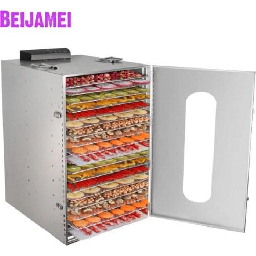 BEIJAMEI 20 Layers Commercial food dehydrator, industrial small fruit drying dryer machine dried fruit vegetables