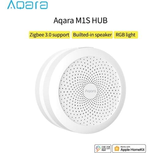 Aqara Gateway M1S Aqara Hub zigbee 3.0 work with apple homekit App control WIFI Zigbee Remote Control Mihome Smart home
