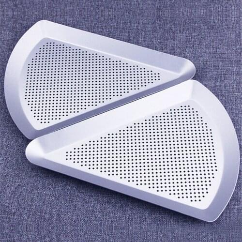 Holder Bake ware Baking Tool Nonstick Baking accessories Plate Dish Pizza Pancake Screen Metal Pan triangle pizza hole pan Tray