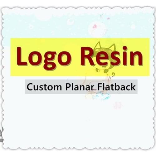 Logo Brand Resin Planar Designer Flatback Charms 30Pcs/lot Cabochon For DIY Hair How Bag Keychain Earring Materials