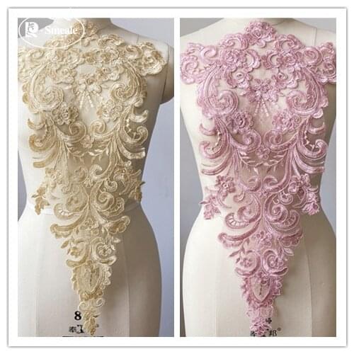 6 Color Border Embroidery Lace Flower Applique Skirt Accessories Jewelry Diy Material Clothing Hand RS3799