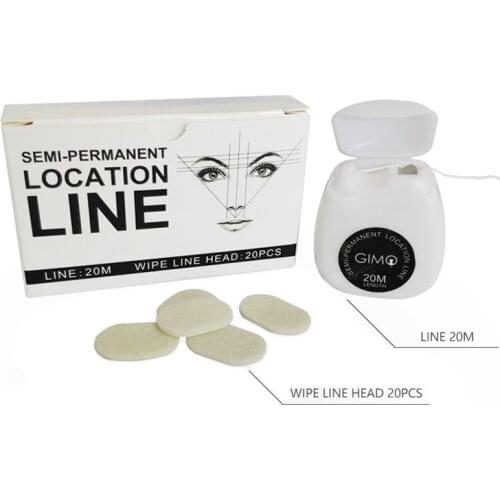 Microbalding Location Line Maker Eyebrow Ruler Semi-permanent bow arrow line ruler majon design auxiliary eyebrow tattoo set