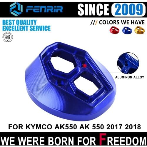 Motorcycle CNC Exhaust Muffler Tail Ends Tip Case Protector Cover for KYMCO AK550 AK 550 2017 2018