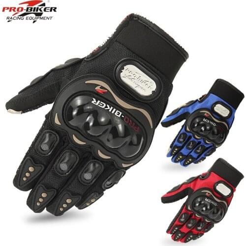 Motorbike Gloves Drop-Resistant Non-Slip Outdoor Riding Full Finger Gloves Knight Locomotive Full Finger Gloves