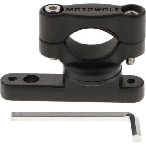 Motowolf Motorbike Rearview Mirror Rotatable Extension Bracket Holder Mounts