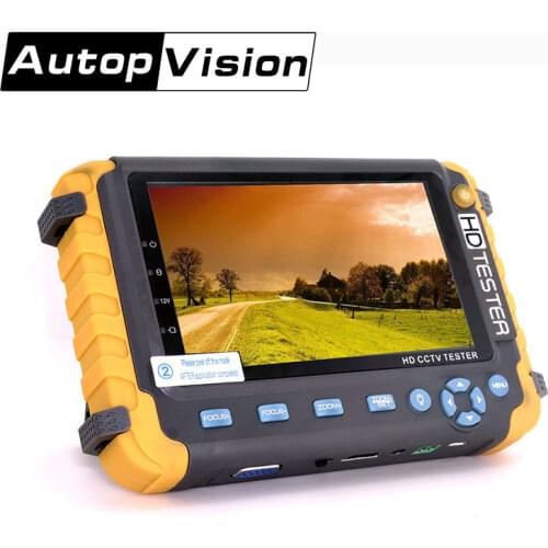NEW 5 inch TFT LCD HD 8MP TVI AHD CVI CVBS Analog Security Camera Tester Monitor in One CCTV Tester VGA HDMI Input IV8W