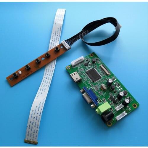 For B156XTN01.1 Controller board 30Pin SCREEN display monitor 1366X768 LCD EDP KIT VGA DRIVER DIY 15.6"