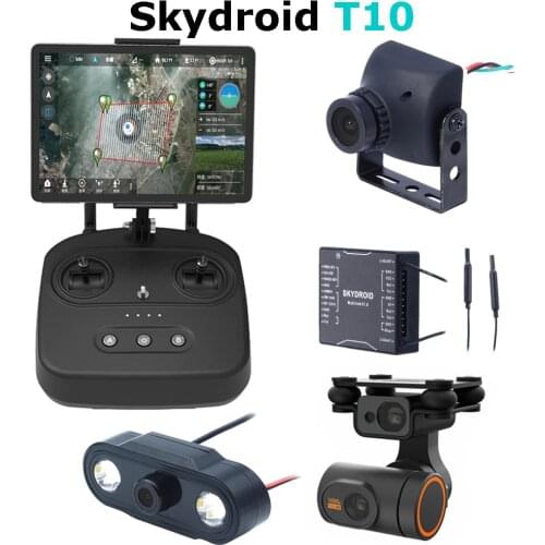 Skydroid T10 Remote Control With Mini Camera/10km Digital Map Transmission Four-In-One Plant Protection For RC Quadcopter Drone