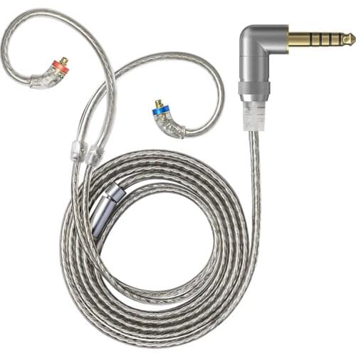 FiiO LC-2.5B/3.5B/4.4B Balanced Earphone Swappable Plug Replacement MMCX Cable 4 Strands High-Purity Silver Audio Cable