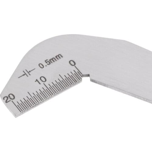 Y1UD Bit Pattern Drill Template Gauge Welding Inspect Tool Weld Drill Bit Measurement