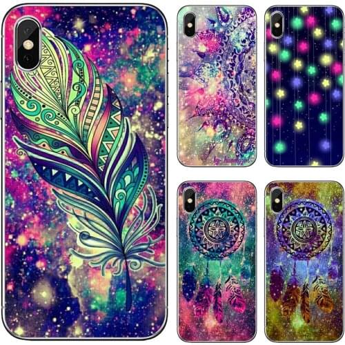 For Huawei Mate 20 30 40 7 8 9 10 Lite Pro P Smart 2018 2019 Plus G7 G8 Dream-catcher-feather-stars-Christmas Silicone Cover